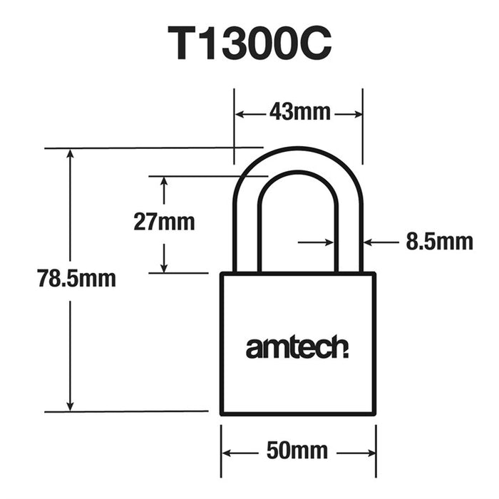50mm Brass Padlock