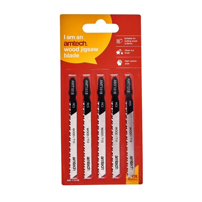 5pc Wood Jigsaw Blade Set (AMT101B)