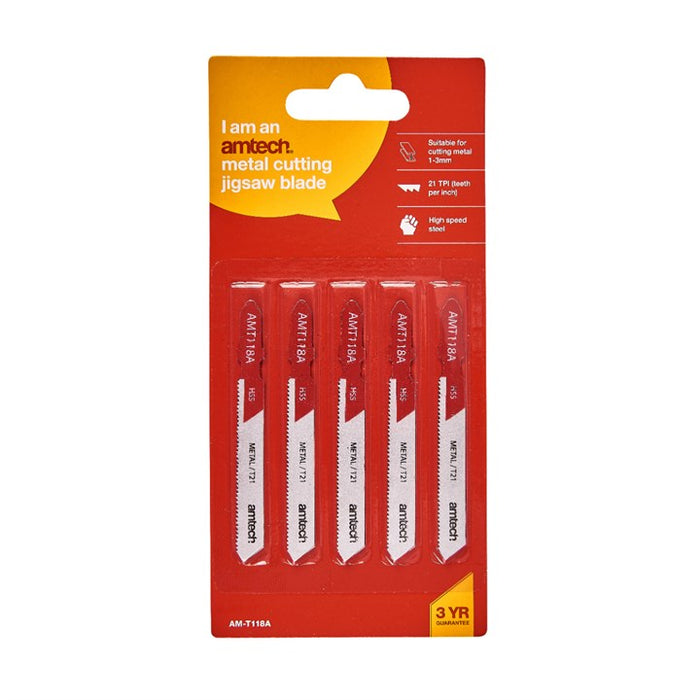 5pc Metal Jigsaw Blade Set (AMT118A)
