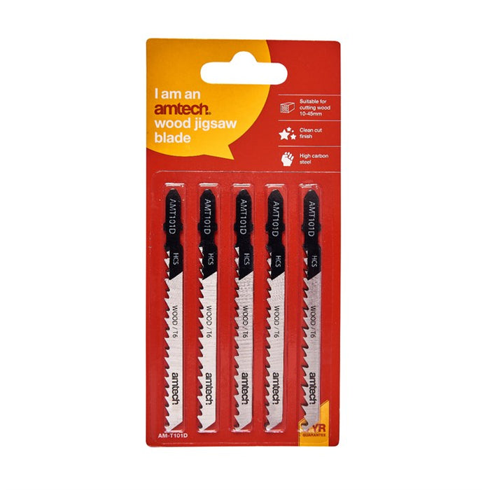 5pc Wood Jigsaw Blade Set (AMT101D)