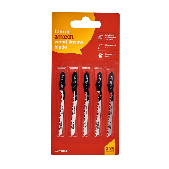 5pc Wood Jigsaw Blade Set (AMT101AO)