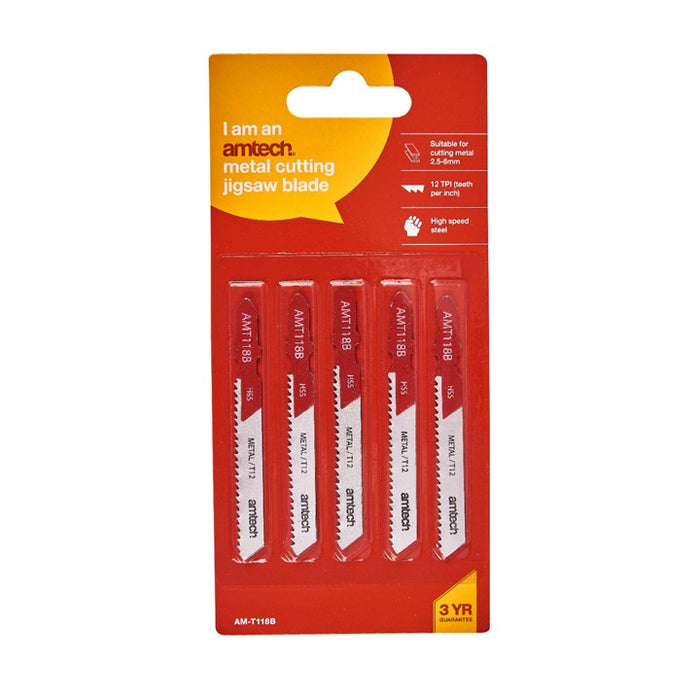 5pc Metal Jigsaw Blade Set (AMT118B)