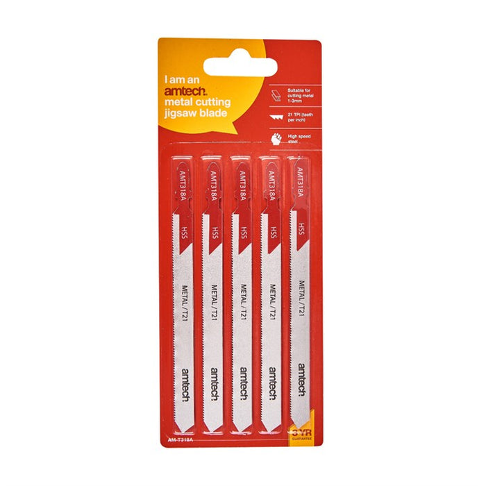 5pc Metal Jigsaw Blade Set (AMT318A)
