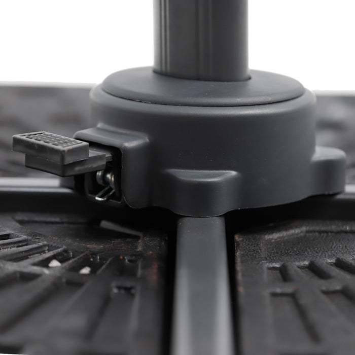 Pagoda 2.5M Square Parasol Grey