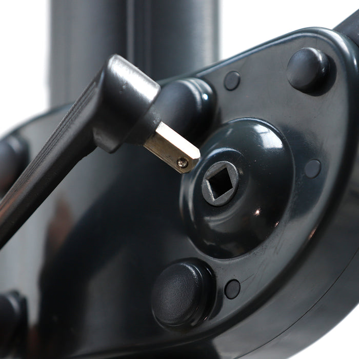 Pagoda 2.5M Square Parasol Grey