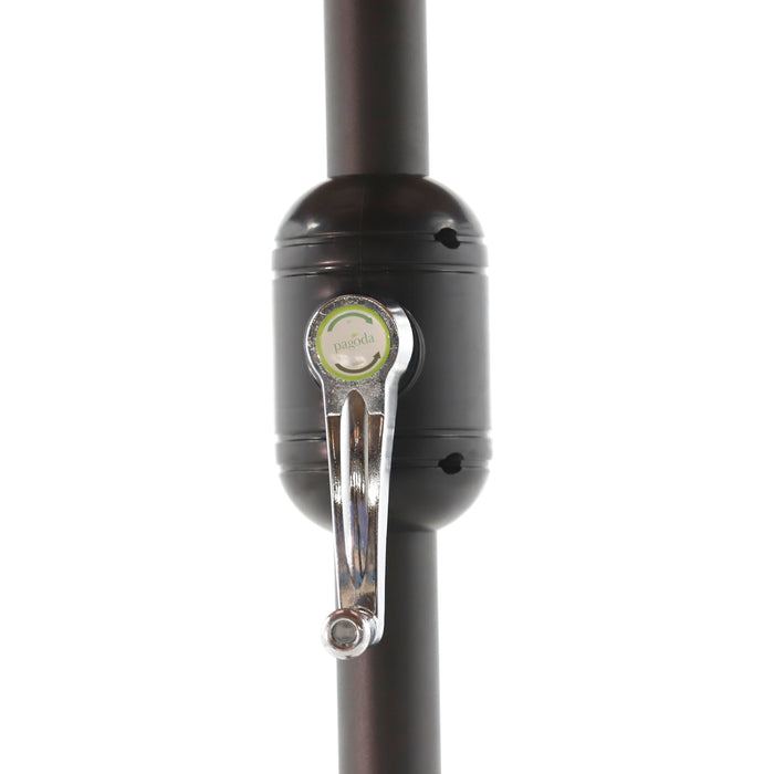 Pagoda 2.5M Square Parasol Grey