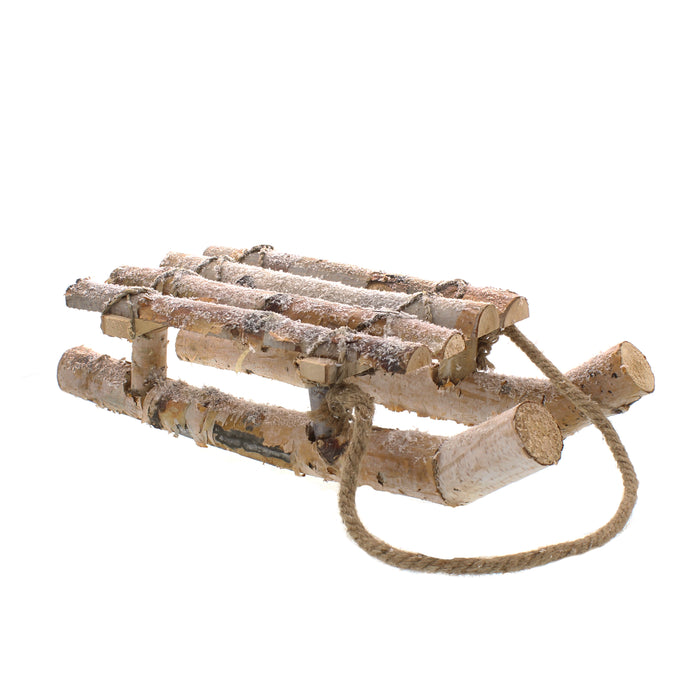 30cm Natural Wooden Sleigh