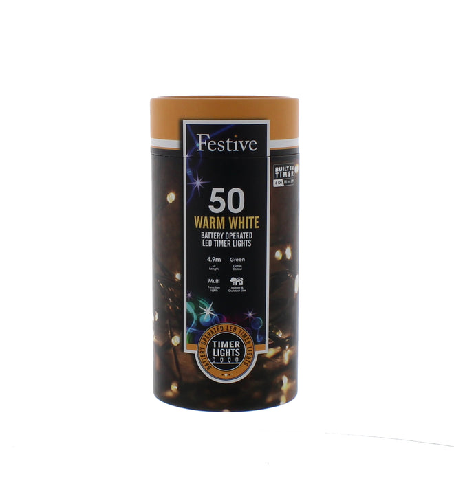 50 LED Timer Lights