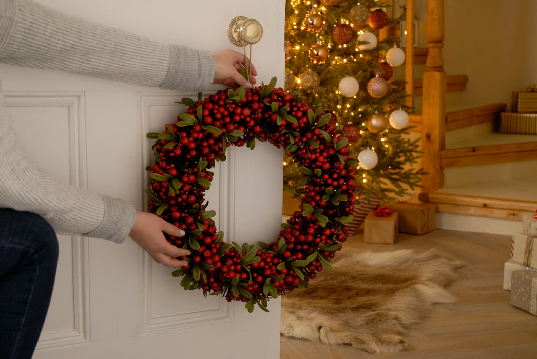 45cm Red Berry Wreath