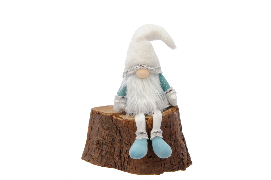 60cm BO Lit Blue & White Dangly Legs Gonk