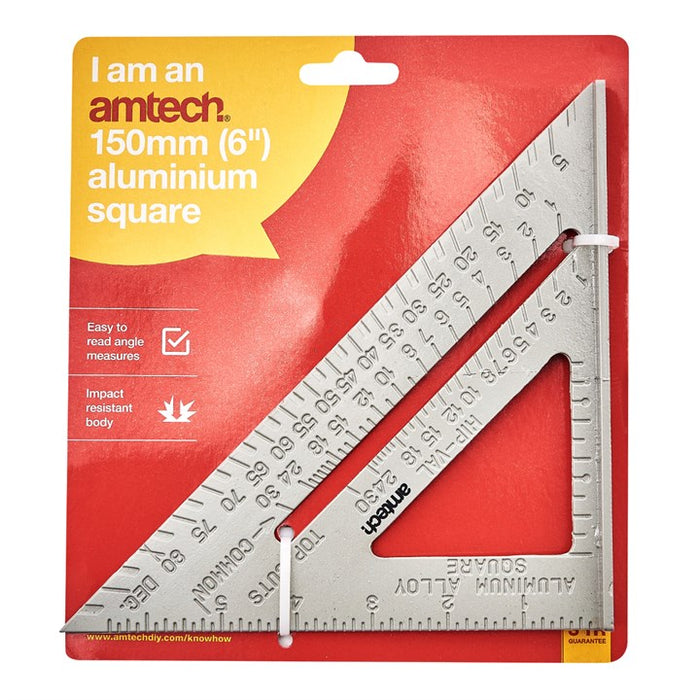 6" Aluminium Roofers Square