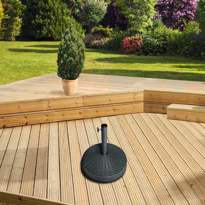 Pagoda 25kg Resin Grey Parasol Base
