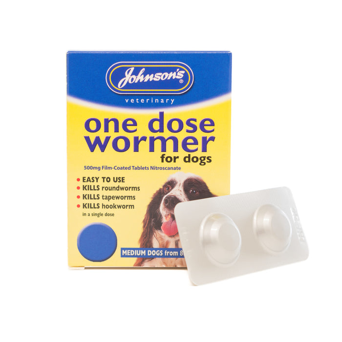 One Dose Wormer For Medium Dogs From 8kg to 20kg