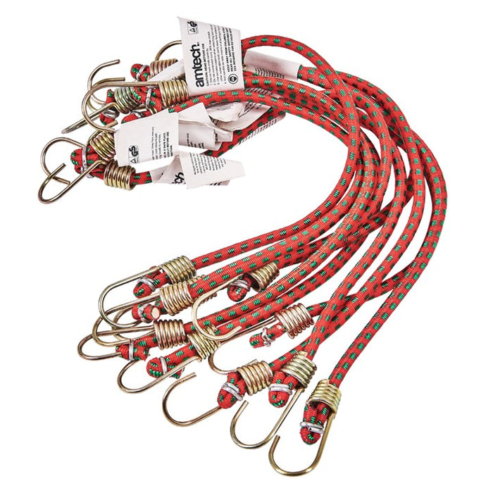 10pc 10" Mini Bungee Cords