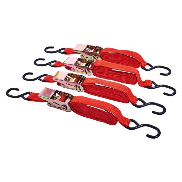 4pc 25mm Ratchet Tie Down Set (Gs)