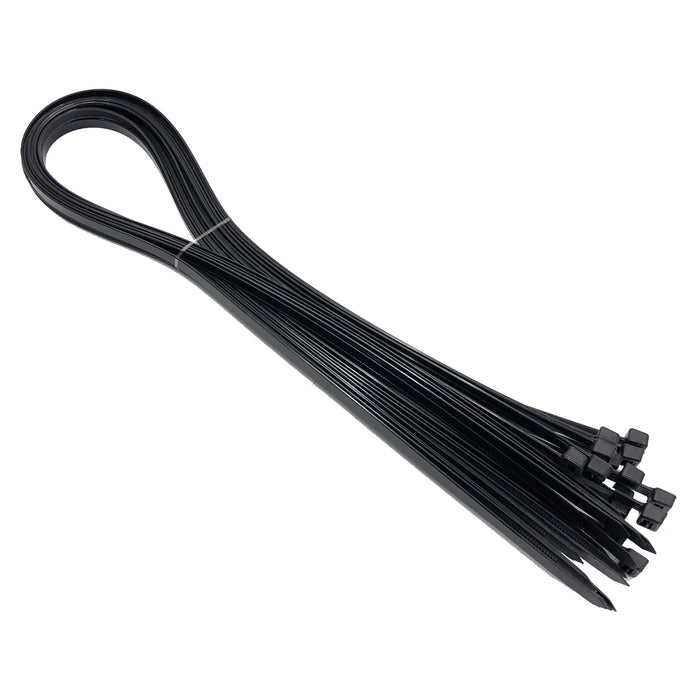 15pcs Tie Wraps (1000 x 8.7 mm) Black