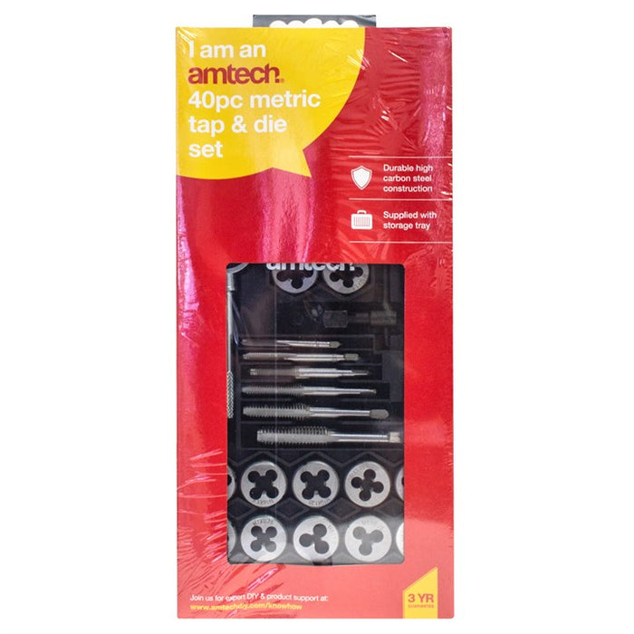 40pc Metric Tap and Die Set