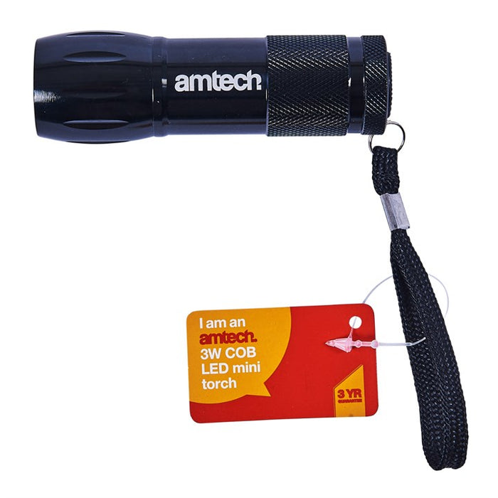 3W COB LED Mini Torch (Aluminium)