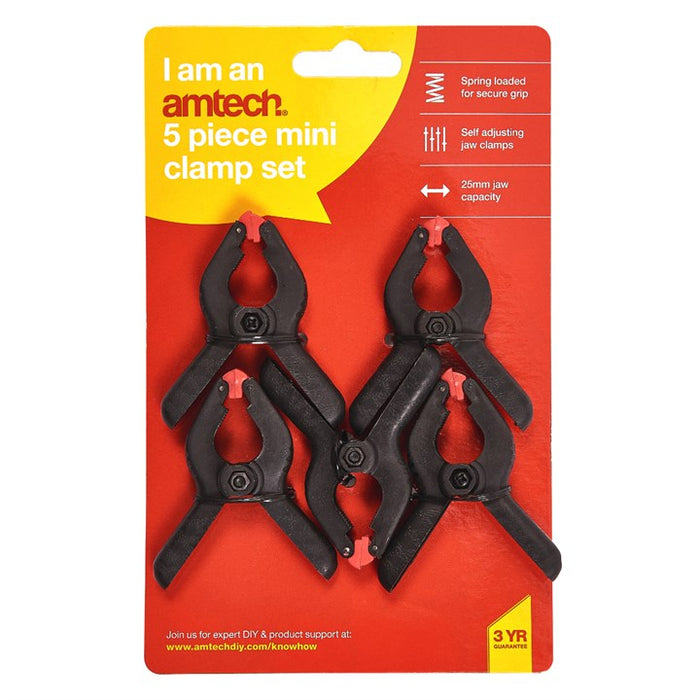5pc 2" Plastic Clamps