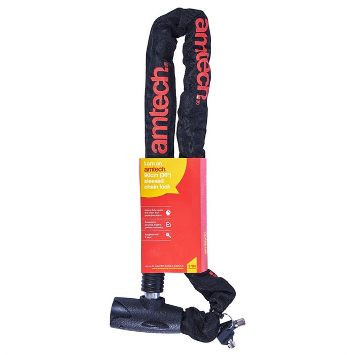 36" Sleeved Chain Lock