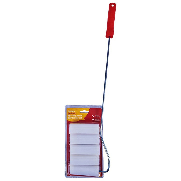 6pc Long Reach Paint Roller Set