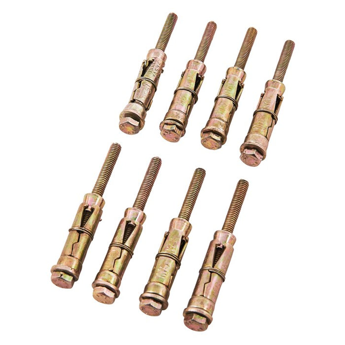 8pc M6 X 75mm Expansion Bolts