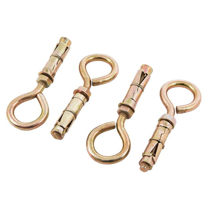 4pc 10mm Closed Hook Bolts