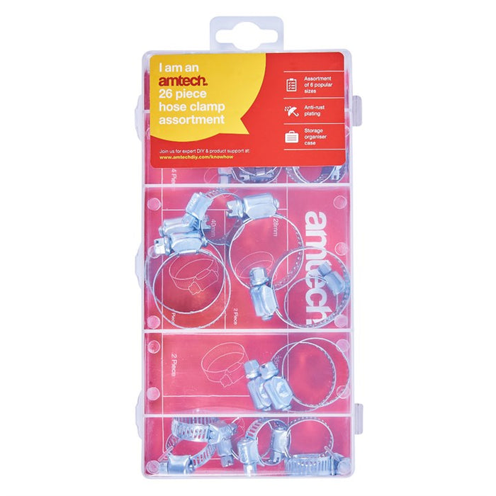 26pc Assorted Hose Clamp Set