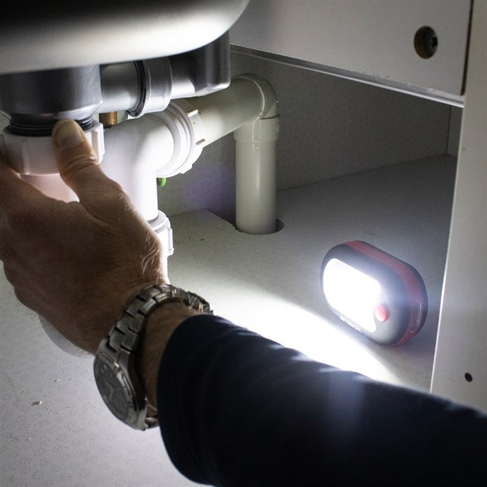 2W COB & 3 LED Worklight And Torch