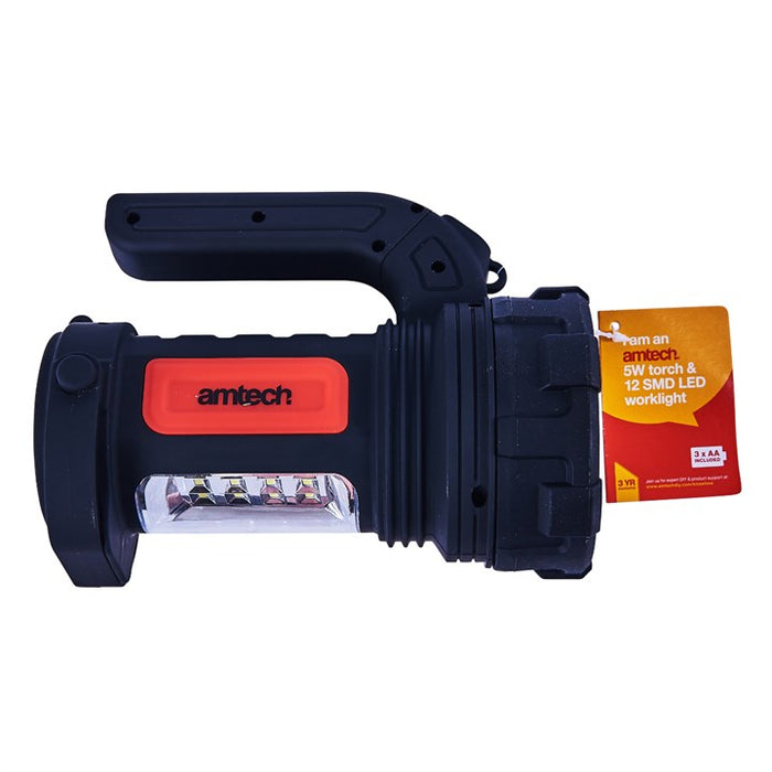 5W Torch & 12 SMD LED Worklight