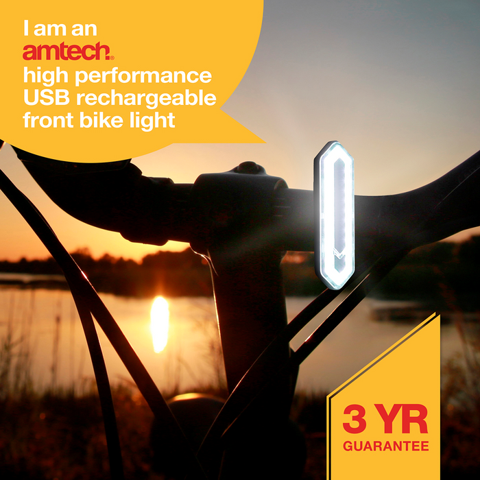 High Performance USB Rechargeable Front Bike Light