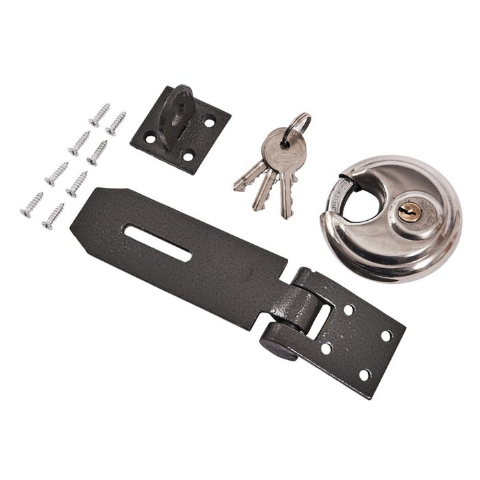 70mm Disc Padlock With Hasp