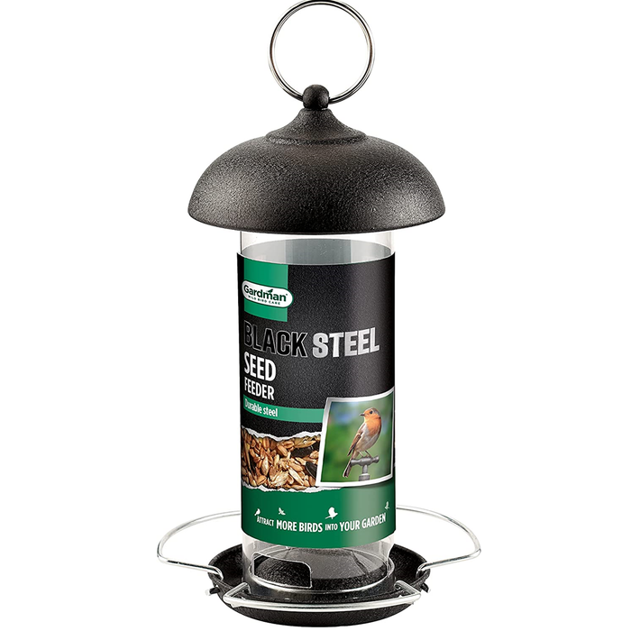Black Steel Seed Feeder