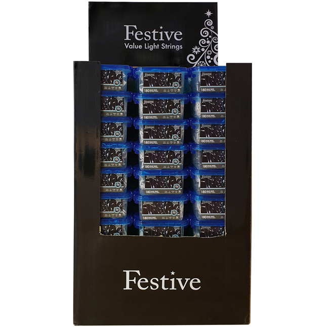 360 LED Value White Icicle Christmas Lights
