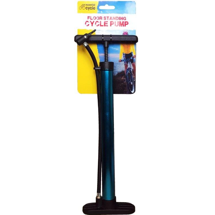 Floor Standing Bike Pump - Black