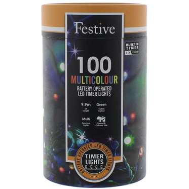 100 LED Timer Lights