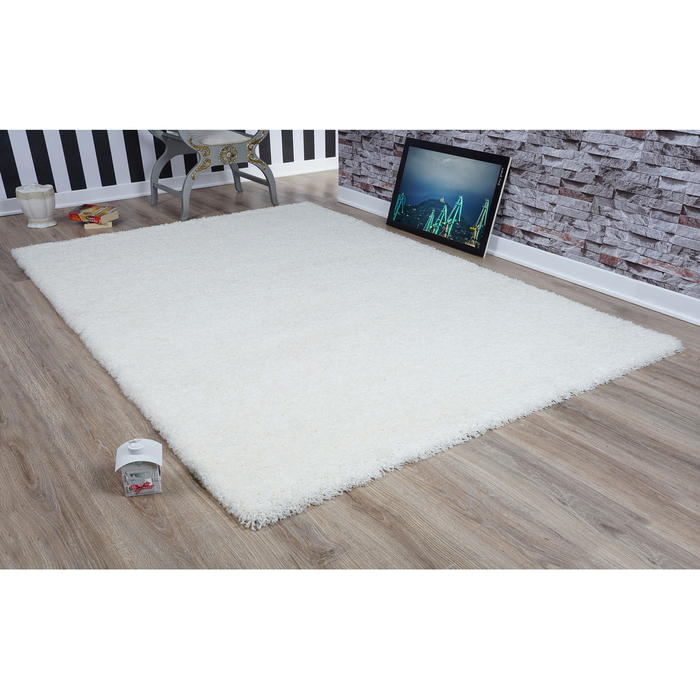 Oxford Modern Shaggy Rug - Ivory