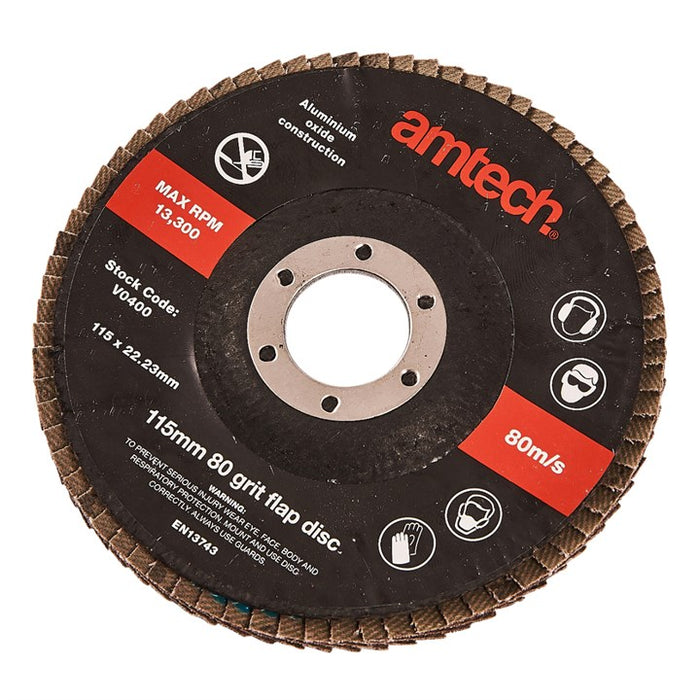 115mm Flap Disc (80 Grit)