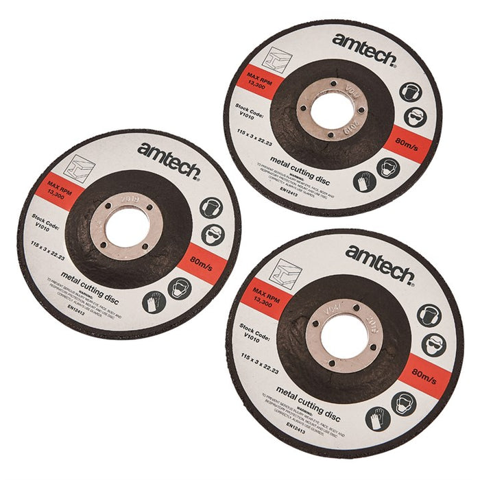 3pc 115mm Metal Cutting Disc