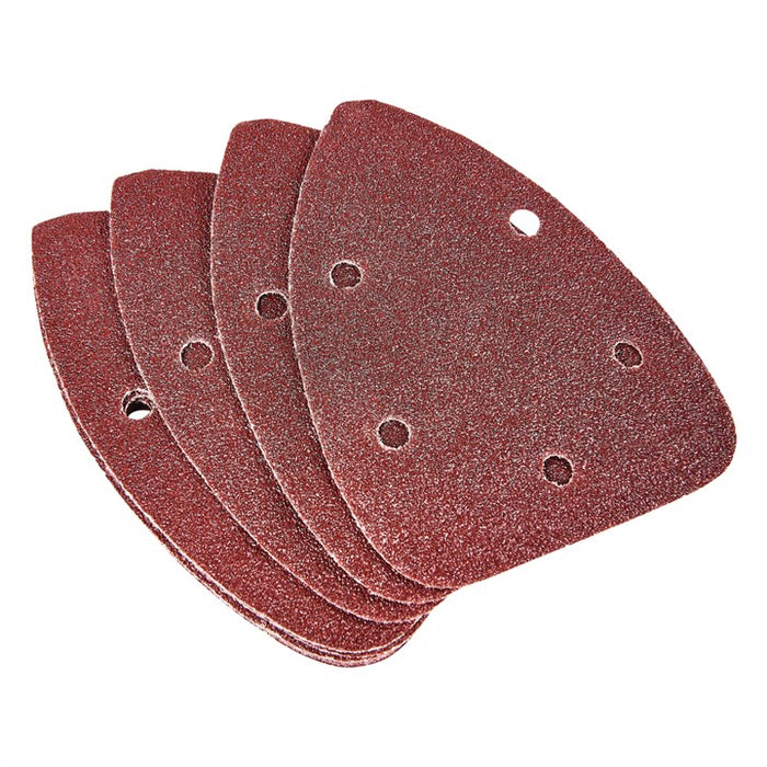 10pc Delta Sanding Sheet Set (P60 Grit) (140X140X100mm)