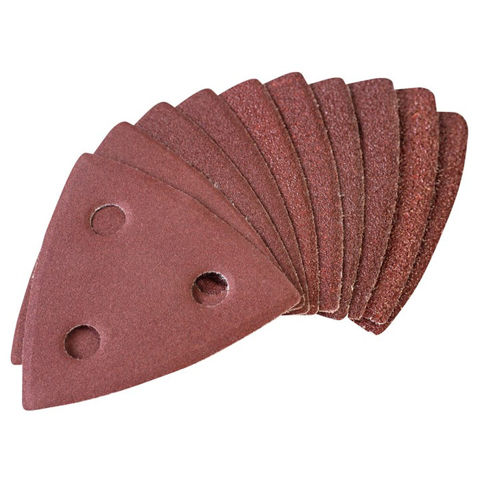10pc Aluminium Oxide Assorted Sanding Sheets (With Dust Extraction)