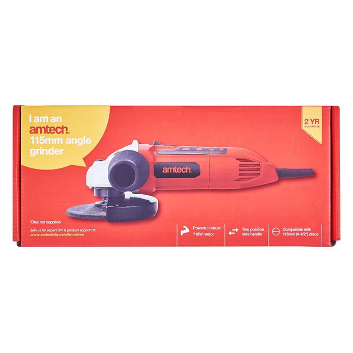 710W 115mm Angle Grinder