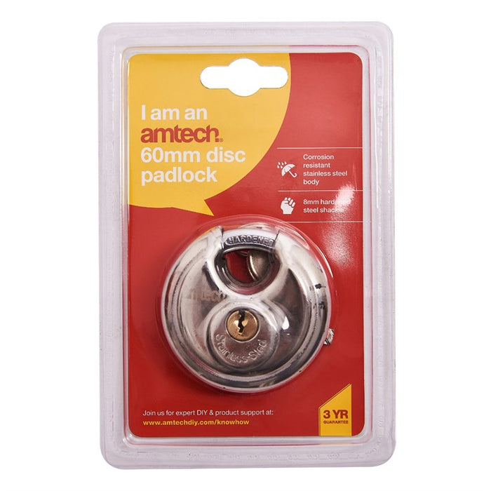 60mm Disc Padlock
