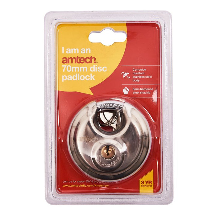 70mm Disc Padlock
