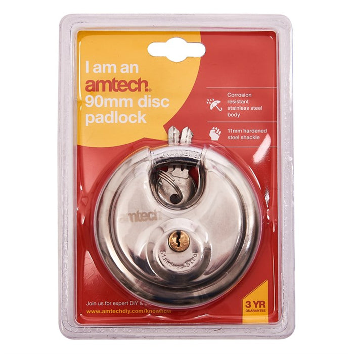 90mm Disc Padlock