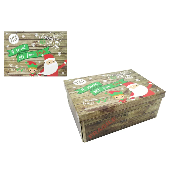 33cm Elf Gift Box
