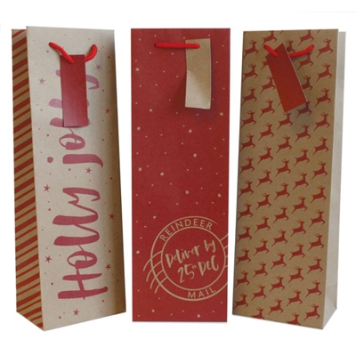 Christmas Bottle Bag