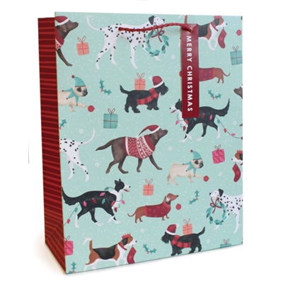 Dog Pattern Gift Bag
