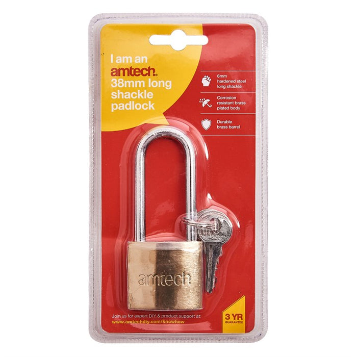 38mm Long Shackle Padlock