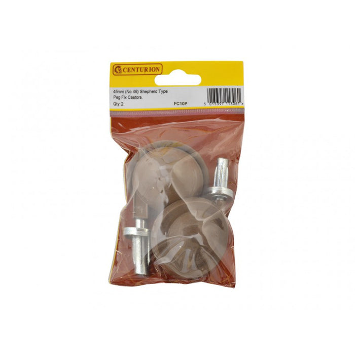 45mm Furniture Peg Fix Castors